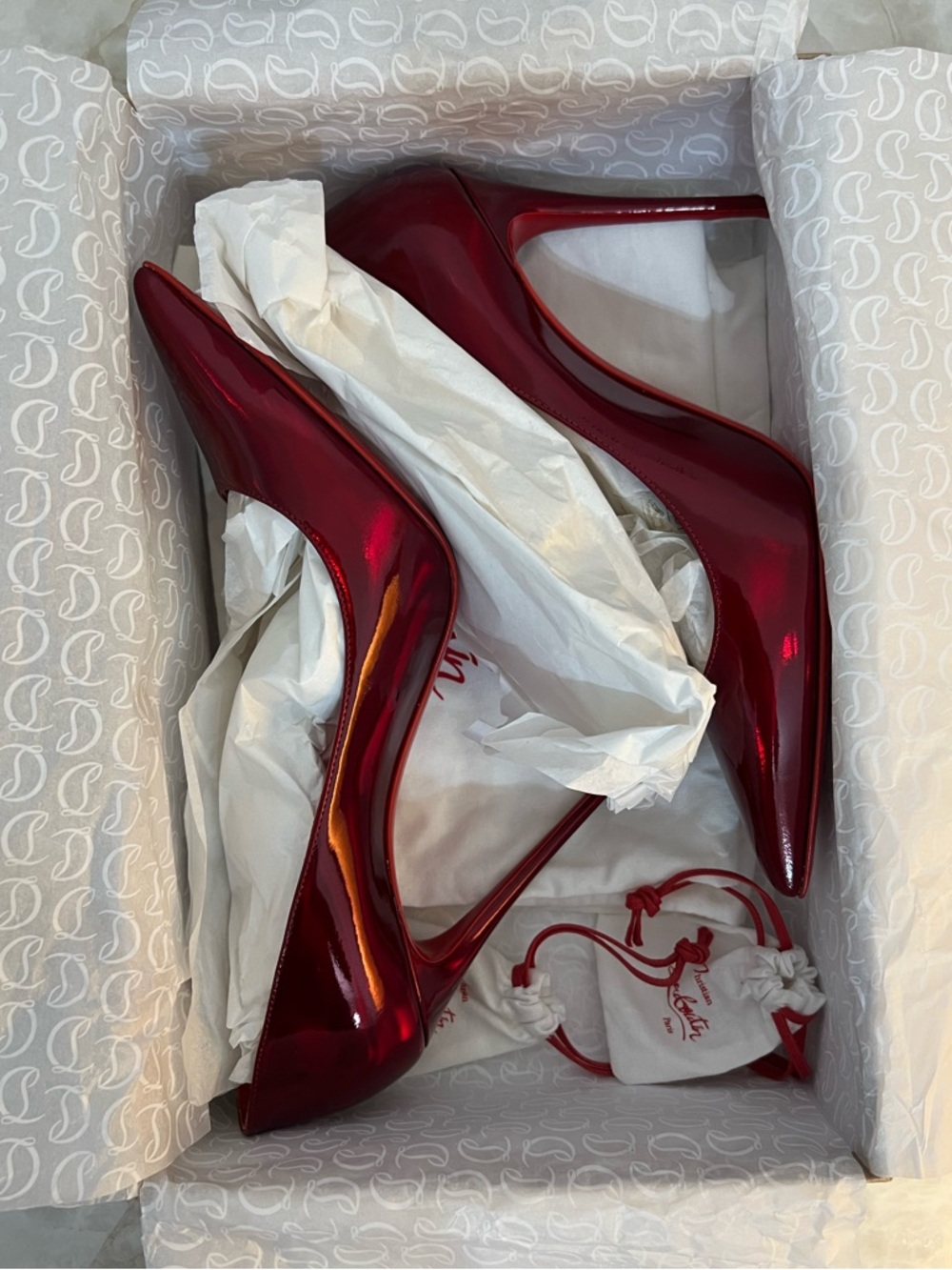 Authentic Exclusive Christian Louboutin Kate 100 Pumps - Picture 11 of 17